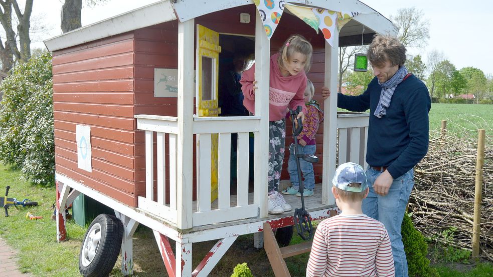 Die Kinder hatten viele Möglichkeiten zum Spielen. Foto: Weers