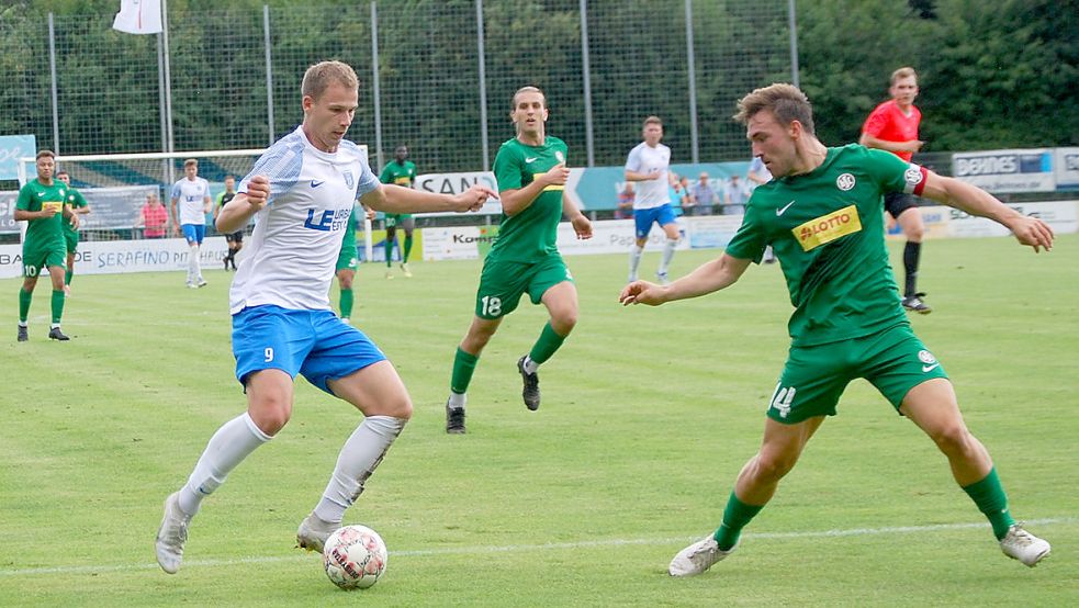 David Schiller kommt in der laufenden Oberliga-Saison auf 20 direkte Torbeteiligungen. Foto: Reemts