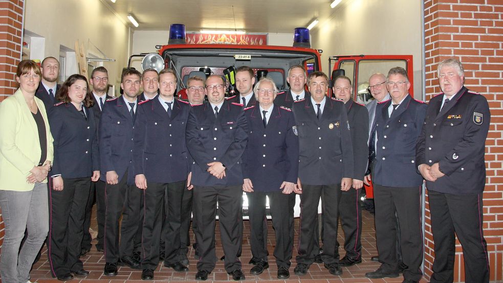 Die Freiwillige Feuerwehr Klostermoor hatte zur Jahreshauptversammlung eingeladen. Foto: privat
