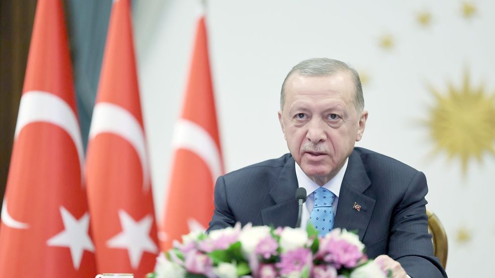 Der amtierende türkische Präsident Recep Tayyip Erdogan stichelt im Wahlkampf auch gegen den Westen. Foto: Turkish Presidency/AP/dpa
