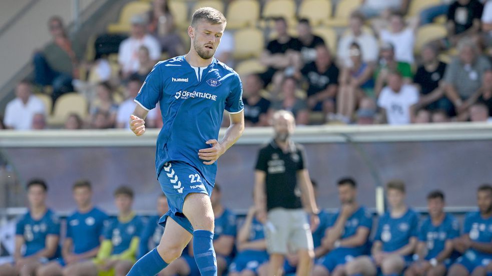 Dennis Engel war maßgeblich am Aufstieg des VfB Oldenburg in die 3. Liga beteiligt. Foto: Imago