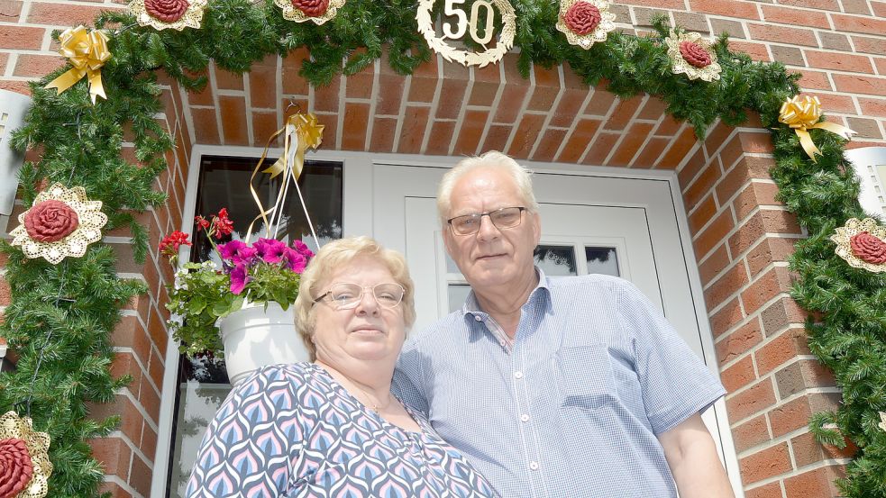 Hermann und Christina Kösters feiern goldene Hochzeit. Foto: Weers