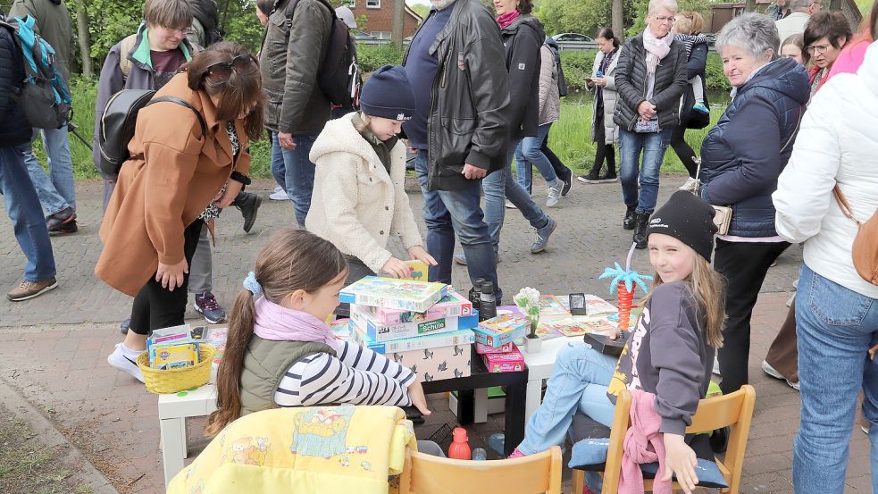 Auch Kinder boten Waren an. Foto: Passmann
