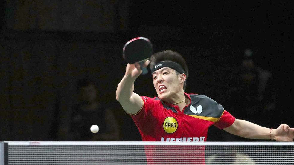 Dang Qiu ist bei der Tischtennis-WM im Achtelfinale ausgeschieden. Foto: Han Xu/XinHua/dpa