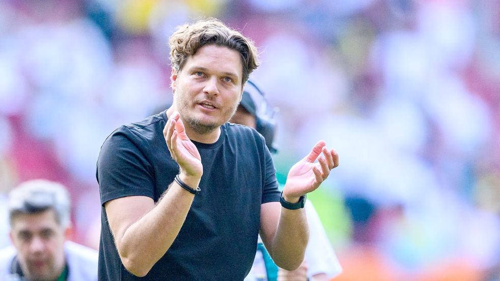 BVB-Trainer Edin Terzic hofft auf ein Happy End im Titelkampf. Foto: Tom Weller/dpa