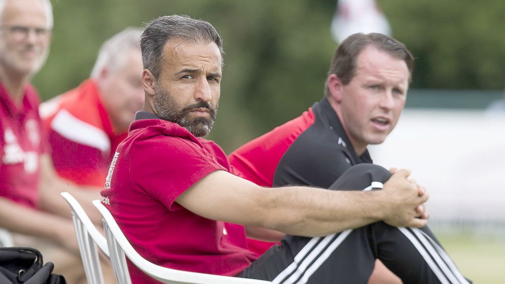 TuRa-Coach Erhan Colak streifte wieder das Trikot über und stürmte für Kickers Leer/Germania II. Archivfoto: Doden/Emden