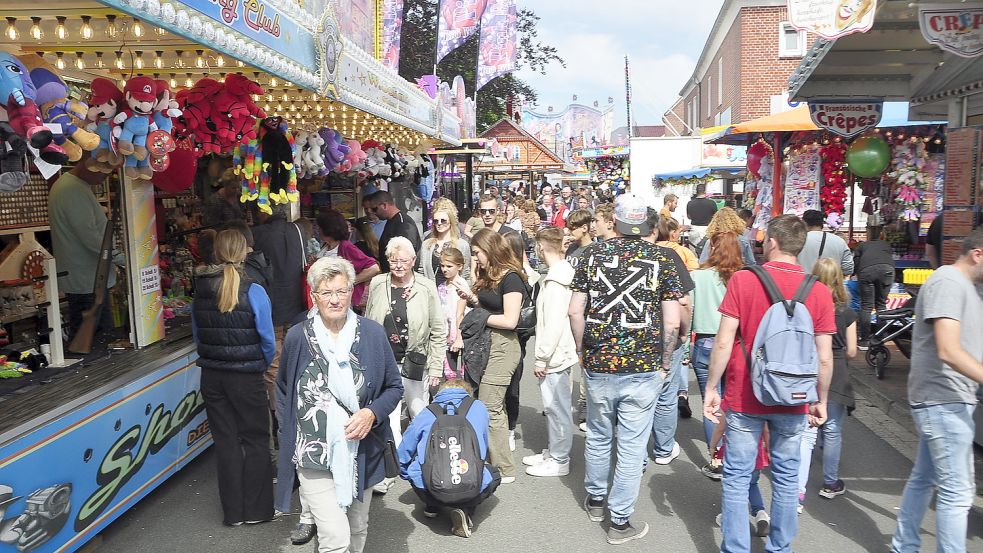 In Bunde wird wieder Pfingstmarkt gefeiert. Archivfoto: Wolters
