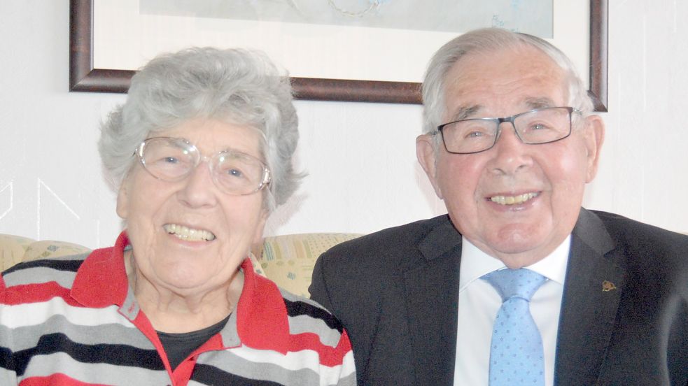 Gerda und Johannes Körte sind seit 65 Jahren verheiratet. Foto: Weers