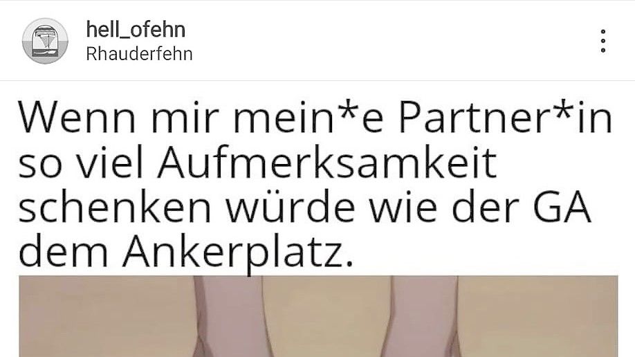 Unter anderem mit lustigen Sprüchen begeisterte die Instagramseite hell_ofehn zahlreiche Menschen. Screenshot: Instagram