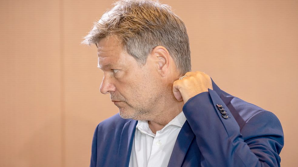Ziemlich gerupft: Wirtschaftsminister Robert Habeck und das Heizungsgesetz lassen die Grünen gerade in Umfrage nach unten rauschen. Nur eine vorübergehende Erscheinung? Foto: Michael Kappeler
