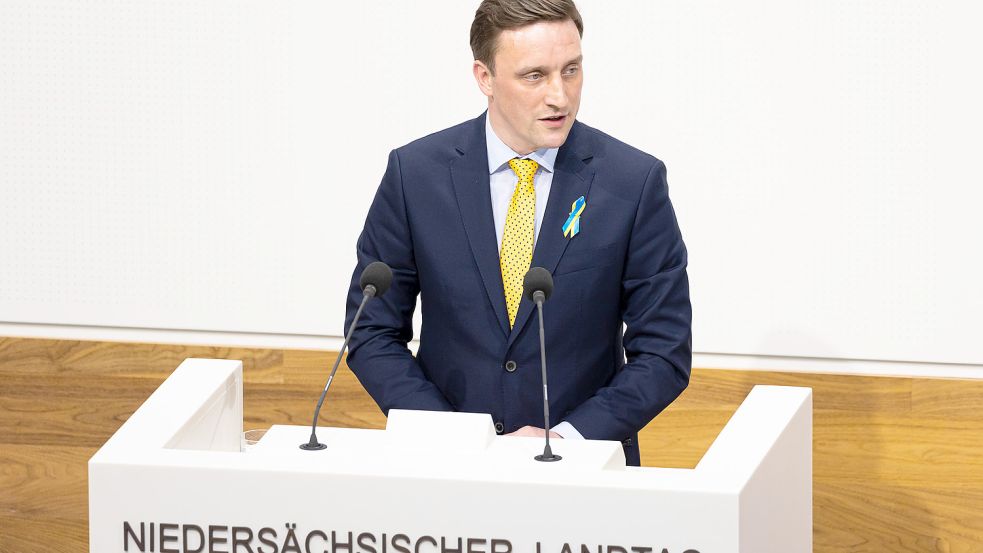 Fordert ein konsequentes Vorgehen gegen Klimakleber: Sebastian Lechner (CDU), Oppositionsführer im Landtag. Foto: Michael Matthey/dpa