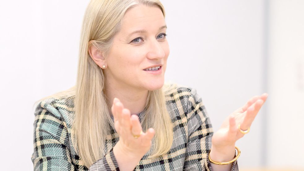 Kathrin Wahlmann (SPD) ist seit gut einem halben Jahr niedersächsische Justizministerin. Foto: dpa/Julian Stratenschulte