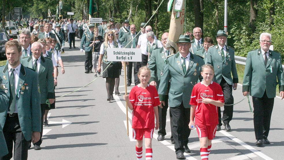 Für Sonntag ist beim Schützenfest Elisabethfehn wieder ein Umzug geplant.