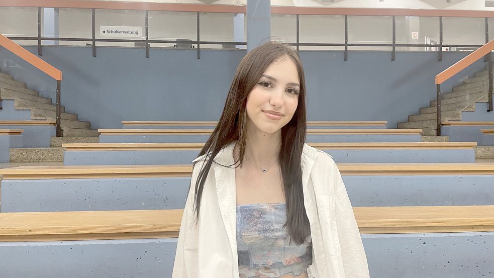 Daryna Dudukova besucht erst seit acht Monaten eine deutsche Schule und fängt im Sommer bereits eine Ausbildung an. Foto: Marie Busse