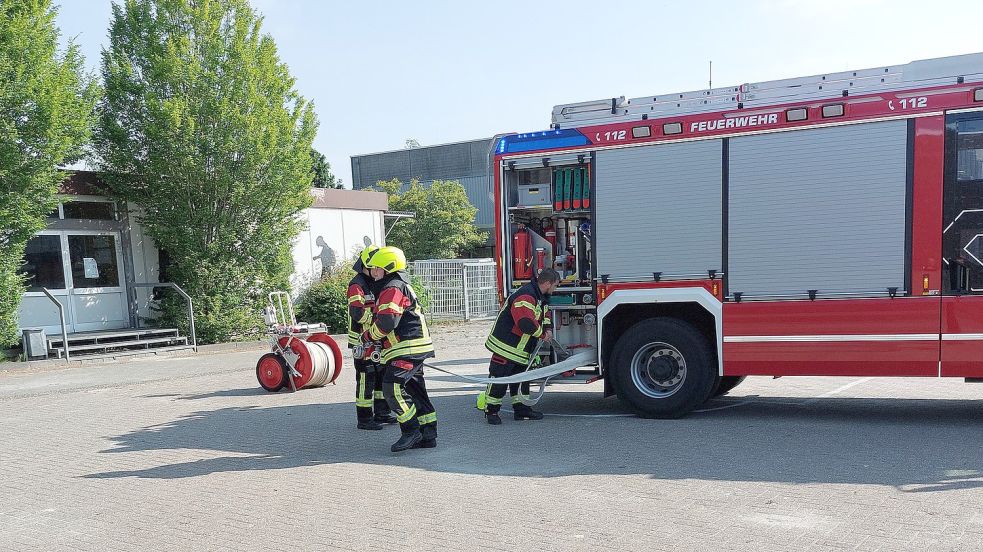Die Feuerwehr war im Einsatz. Foto: Feuerwehr Warsingsfehn