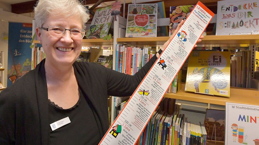 Die Leselatte war eines ihrer Projekte für Kinder. Foto: Ortgies