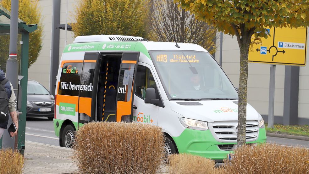 Bitte einsteigen: Im Saterland sind die Fahrgastzahlen bei moobil+ hinter den Erwartungen zurückgeblieben. Nicht einmal 1500 Fahrgäste werden pro Jahr registriert. Foto: Passmann
