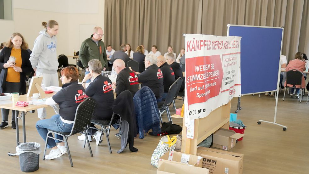 Im St. Petrus-Canisius-Haus Sedelsberg war Ende April eine große Typisierungsaktion für Keno gelaufen. Foto: Passmann