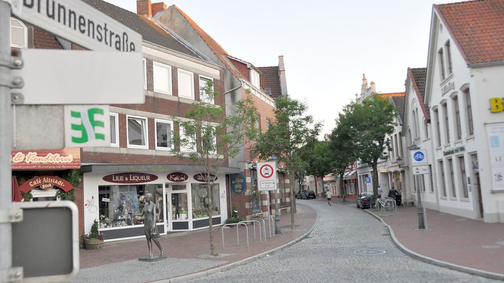 So autofrei ist die Brunnenstraße nur selten. In Zukunft könnte das häufiger der Fall sein. Foto: Wolters/Archiv