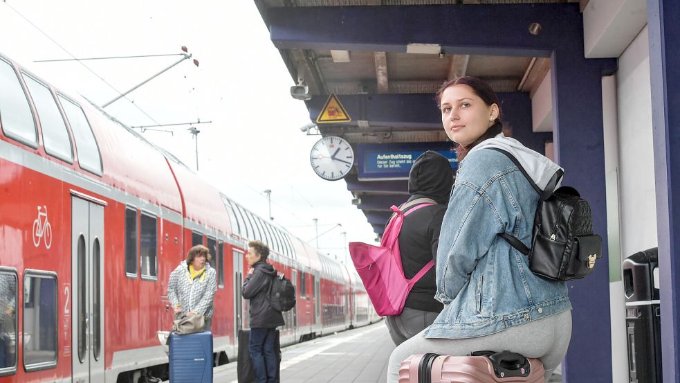 Von Norddeich aus fahren noch keine Züge. Foto: Ortgies