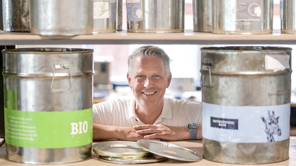 Ralph Hartmann ist Geschäftsführer der Kaffeerösterei Baum. Foto: Ortgies
