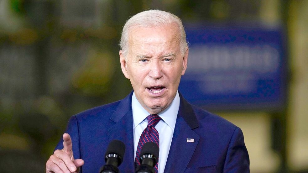 US-Präsident Joe Biden sorgt sich um die nationale Sicherheit der USA. Foto: Charles Krupa/AP/dpa