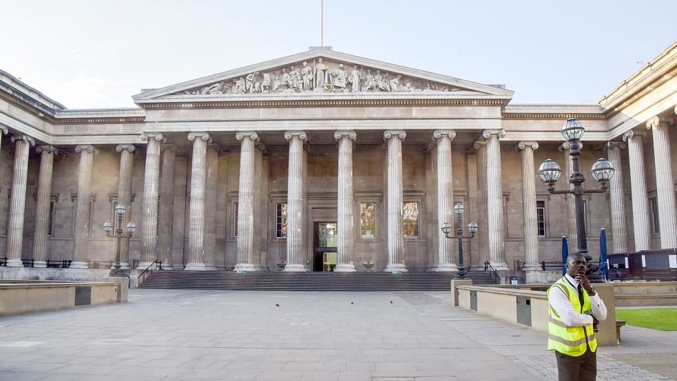 Eine Außenansicht des British Museum: Das Museum in London verwahrt bedeutende Kulturschätze der Menschheit. Foto: Valcic/ZUMA Press Wire/dpa