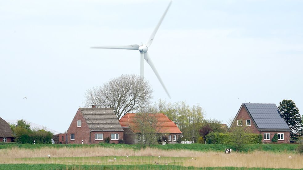 Manche Anwohner beklagen gesundheitliche Probleme durch Windräder. Foto: Marcus Brandt/dpa
