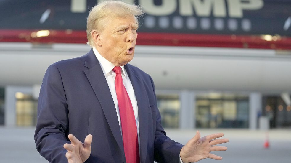 Donald Trump in Atlanta Foto: dpa/AP