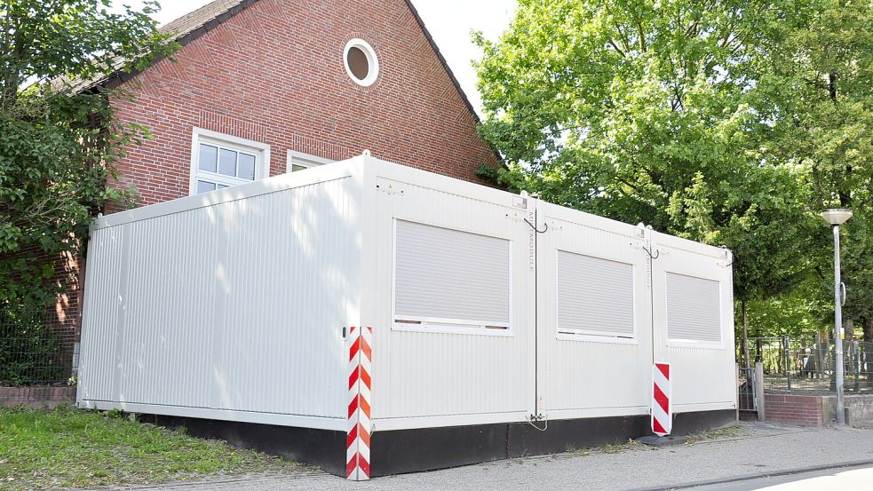 Ein weiterer Container steht an der Daalerstraße. Foto: Wolters