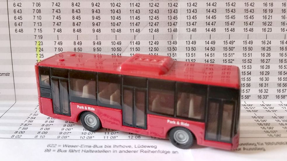 Der Bus, in die Schülerin aus Steenfelder gestiegen war, fuhr nicht zur angezeigten Schule. Symbolfoto: Scherzer