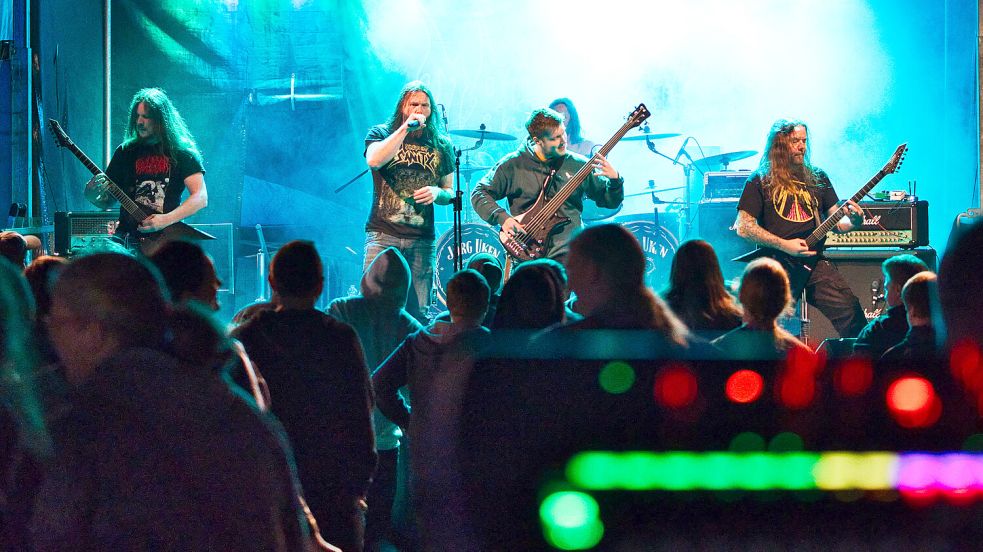 In Langholt findet wieder ein Open-Air-Festival beim Jugend- und Kulturzentrum statt. Dieses Bild entstand während des Konzertes im Jahr 2019. Archivfoto: Coordes