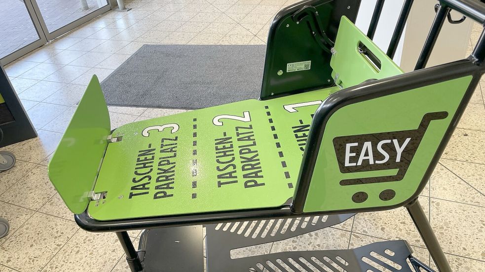 Die Ablagefläche des Easy Shoppers.