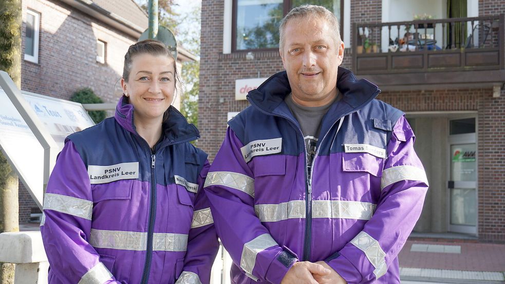 Nancy Skiebnewski und Tomas Sanders erzählen im Gespräch mit dieser Zeitung, warum sie Notfallseelsorger geworden sind. Foto: Hagewiesche