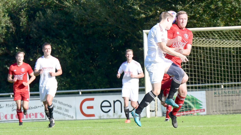 Fynn Pruin (Zweiter von rechts) und sein TuRa-Team waren machtlos.