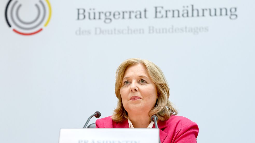 Stolz auf das neue Mitmach-Format Bürgerrat: Bundestagspräsidentin Bärbel Bas. Foto: picture alliance/dpa/Bernd von Jutrczenka