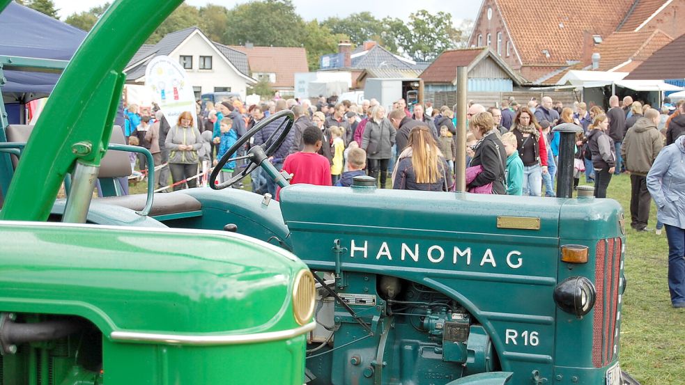 Der Buurnmarkt zieht jedes Jahr Hunderte Besucher an. Foto: Archiv