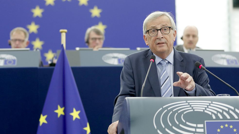 Von 2014-2019 war Jean-Claude Juncker Präsident der Europäischen Kommission. Foto: dpa/AP/Jean-Francois Badias
