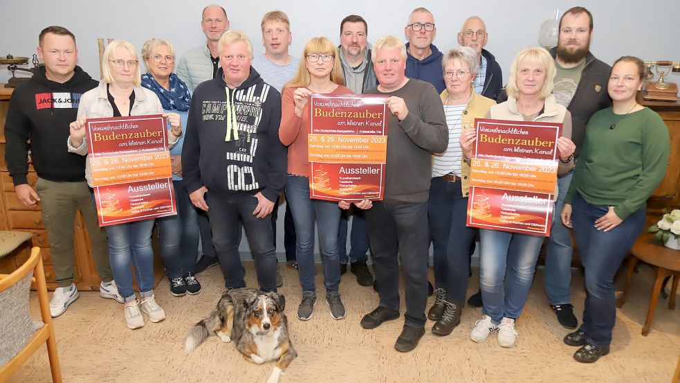 Das Organisationsteam des vorweihnachtlichen Budenzaubers hat einiges auf die Beine gestellt. Foto: Passmann
