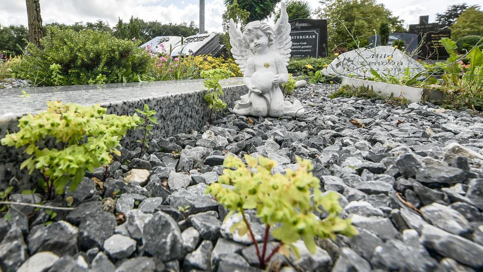Solche Schotterschichten soll es auf dem Friedhof in Remels nicht mehr geben. Foto: Ortgies