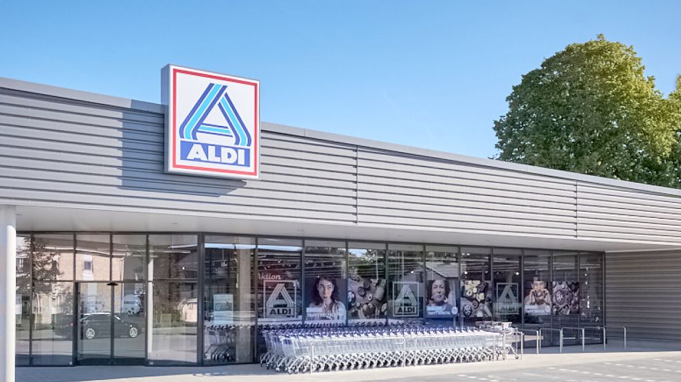 An der Poststraße 46 in Esterwegen öffnet an diesem Freitag ein neuer Aldi-Markt. Symbolfoto: Aldi-Nord