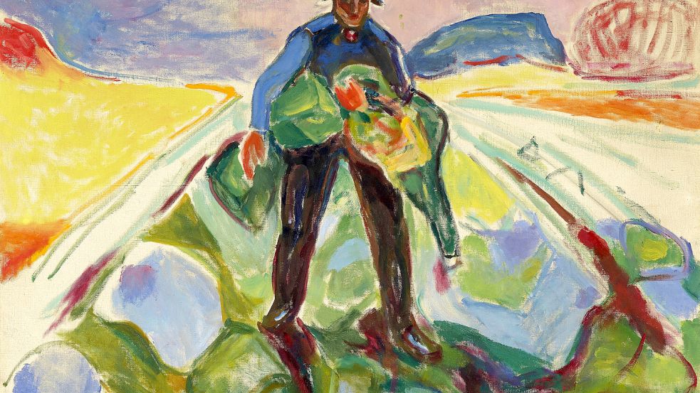Edvard Munch, Der Mann im Kohlacker, 1943 Foto: © MUNCH, Oslo / Halvor Bjørngård