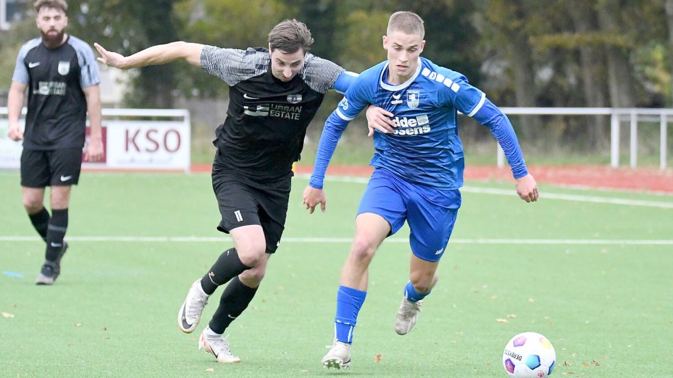 Intensiver Kampf um den Ball: Am Ende mussten sich beide Teams mit einem Remis zufrieden geben. Fotos: Doden/Blomberg