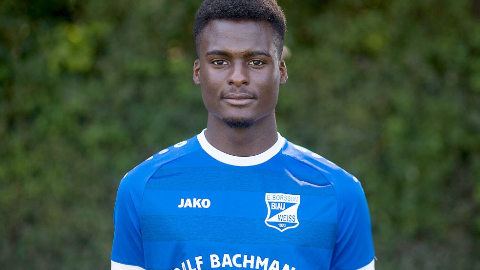 Emmanuel Ogbeide sorgte mit zwei Treffern für einen Borssumer Sieg beim FC Norden. Foto: DodeN/Emden
