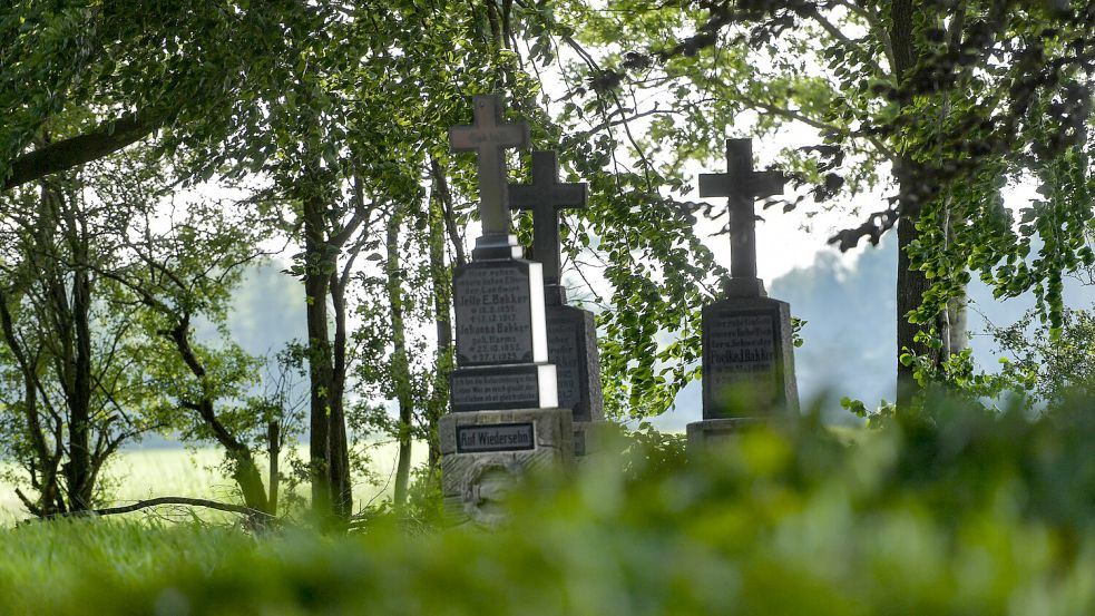 Was mit Olle Karkhoff gemeint ist, weiß man spätestens, wenn man die alten Grabstellen sieht. Foto: Ortgies/Archiv