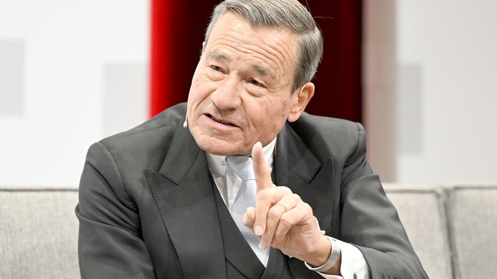 Wolfgang Grupp steht mit 81 Jahren weiterhin an der Spitze des deutschen Textilunternehmens Trigema Foto: dpa/Bernd Weißbrod