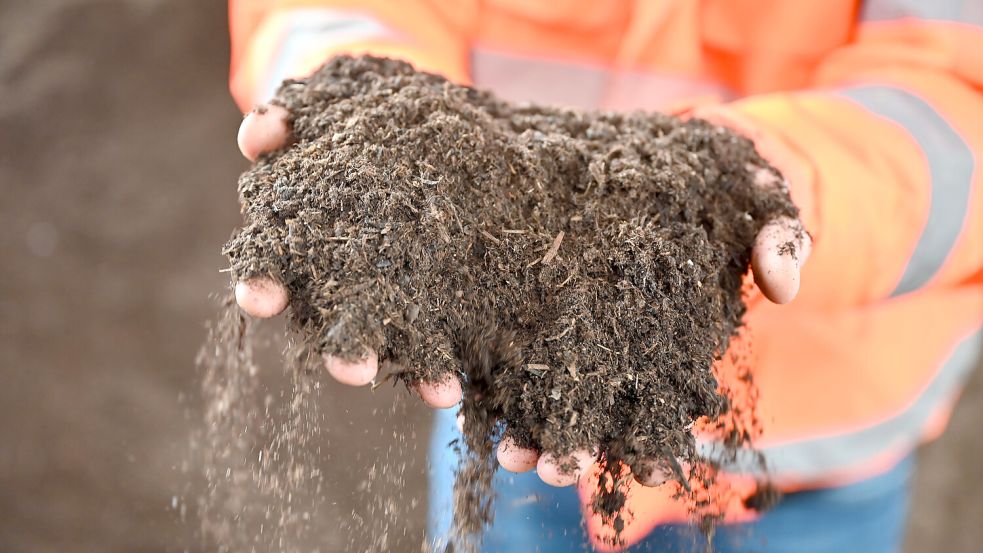 Kompost gilt im Garten als ein idealer Dünger. Foto: picture alliance/dpa/Deck