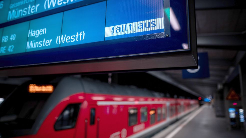 Lokführer-Streik im Personenverkehr – Nordrhein-Westfalen Foto: dpa/Fabian Strauch