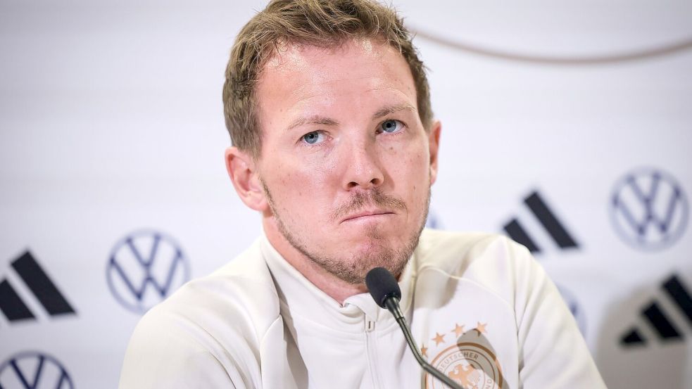 Julian Nagelsmann und die DFB-Elf treffen in Wien auf Österreich. Foto: Christian Charisius/dpa