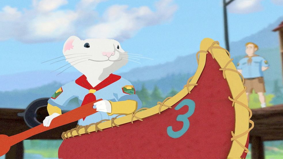 Diese Maus hat an Bord den Bogen raus: Trickfigur Stuart Little im gleichnamigen Kinofilm. Foto: imago/ZUMA Press